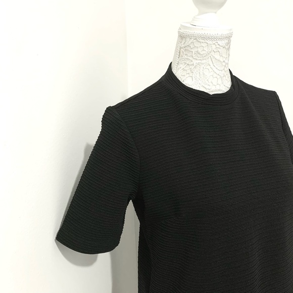 FOREVER 21 Textured Ribbed Little Black Dress NWT - Picture 2 of 10
